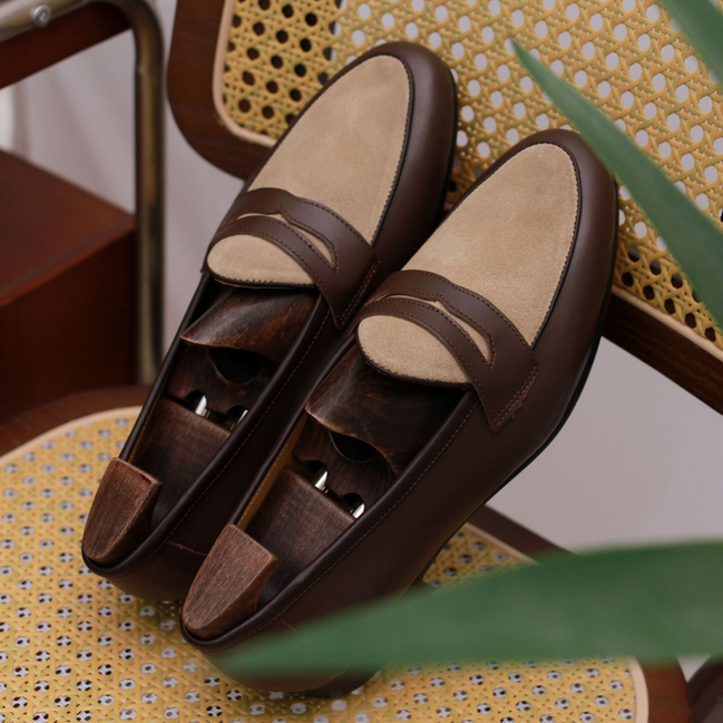 Montclair Dual-Tone Belgian Loafer