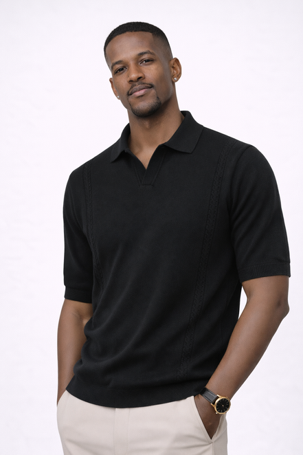 Rope Knit polo