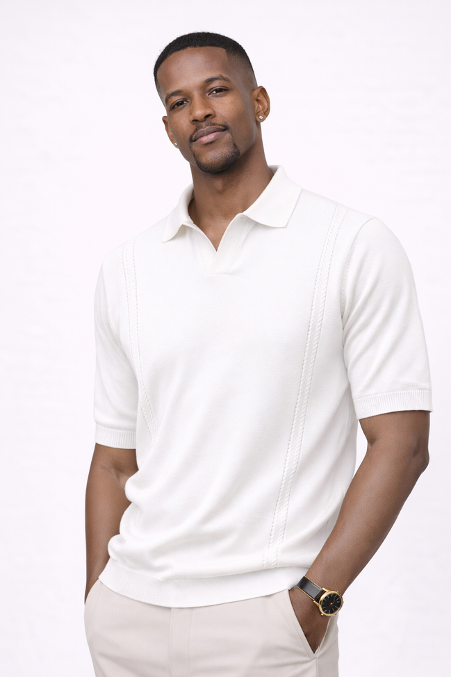 Rope Knit polo