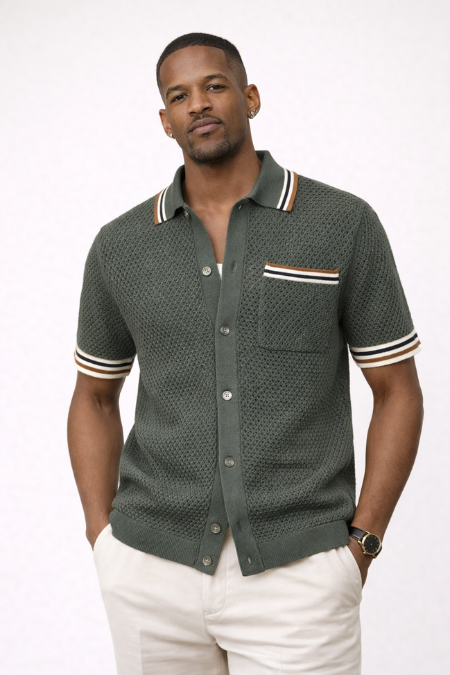 Atlas Knit Polo