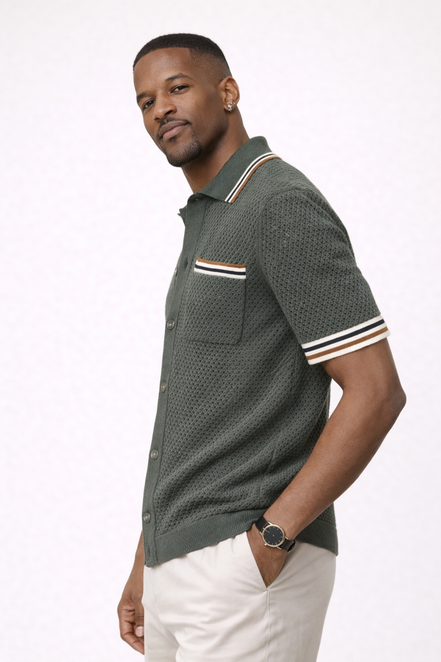 Atlas Knit Polo