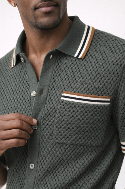 Atlas Knit Polo