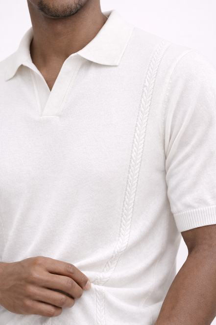 Rope Knit polo