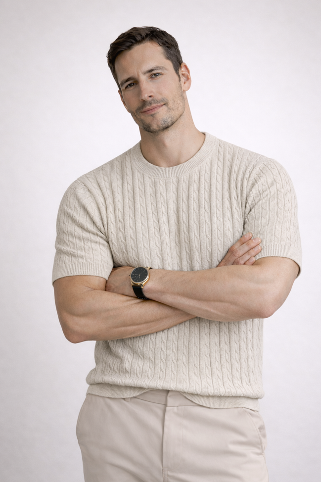 Crest Crew Knit t-shirt