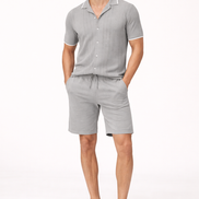 Valen Textured Knit Short Set