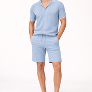Valen Textured Knit Short Set