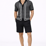 Monarch Jacquard Knit Set