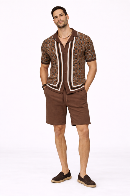 Monarch Jacquard Knit Set