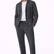 Atelier Single Breasted  Knit Set
