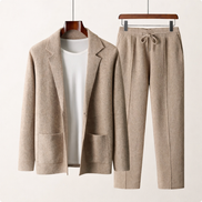 Atelier Single Breasted  Knit Set