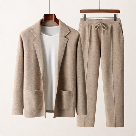Atelier Single Breasted  Knit Set