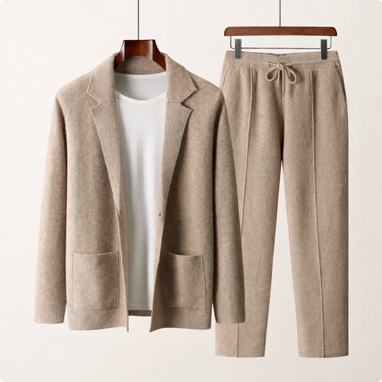 Atelier Single Breasted  Knit Set