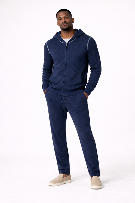 Lux Cashmere Stripe Knit set