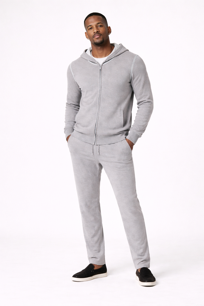 Lux Cashmere Stripe Knit set