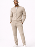 Cuffed Pinstripe knit Set