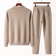 Folded Collar Knit Set