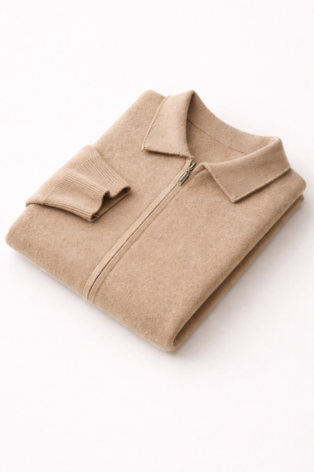Folded Collar Knit Set