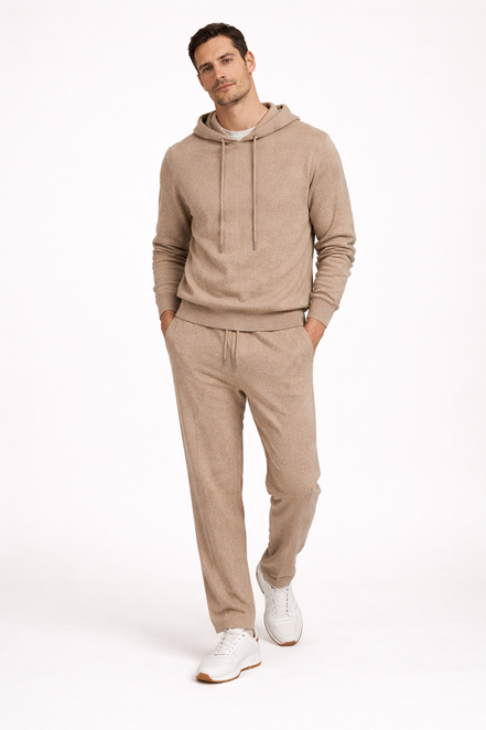 Hooded Jumper Knit Set