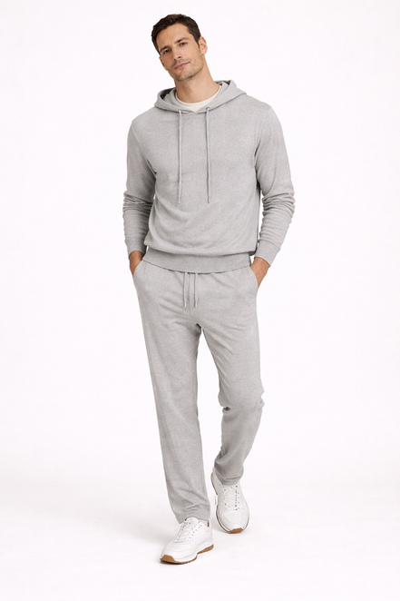 Hooded Jumper Knit Set