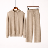Hooded Jumper Knit Set