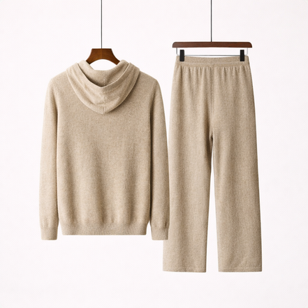Hooded Jumper Knit Set