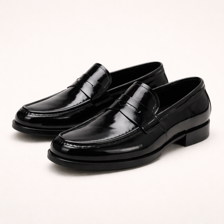 Midnight Gloss Penny Loafer