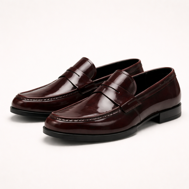 Midnight Gloss Penny Loafer