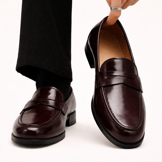 Midnight Gloss Penny Loafer