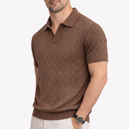 Cable Knit Polo