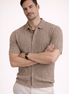Cable Knit Polo