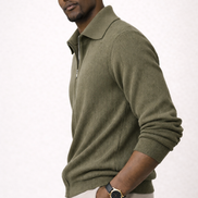 Milano Ribbed Zip Cardigan