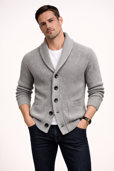 Heritage Shawl Knit Cardigan