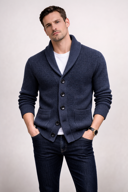 Heritage Shawl Knit Cardigan
