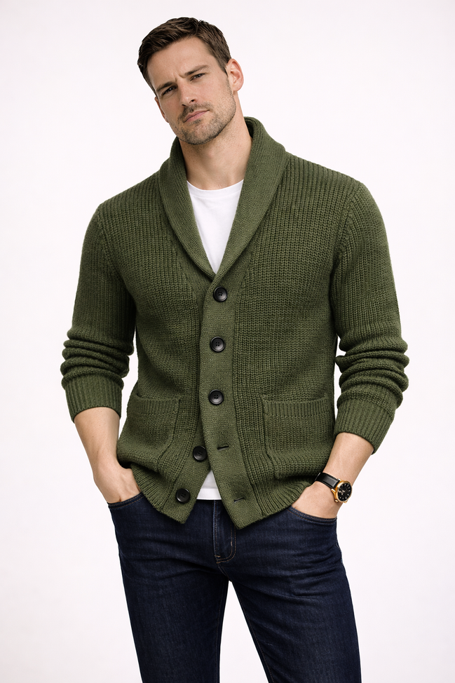 Heritage Shawl Knit Cardigan