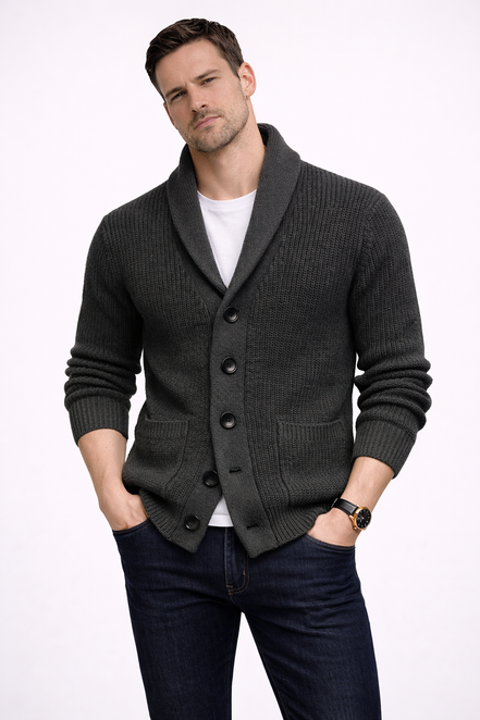 Heritage Shawl Knit Cardigan