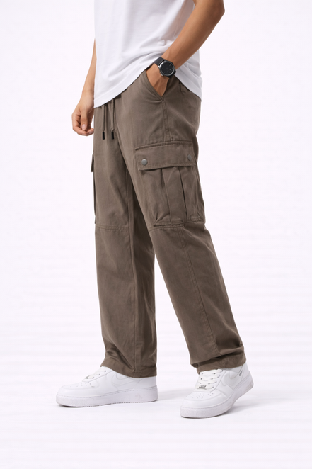 Utility Wide-Leg Cargo Pants