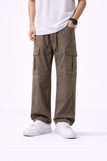 Utility Wide-Leg Cargo Pants