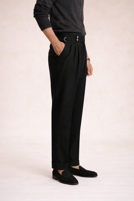 Naples Pleated Tailored Trousers