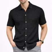 Pick Hole Knit Polo shirt
