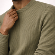 Round Crew Neck Cardigan