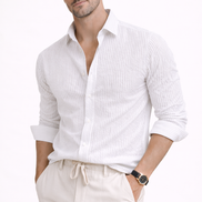 Seersucker Striped Shirt