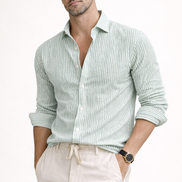 Seersucker Striped Shirt