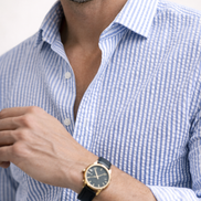 Seersucker Striped Shirt