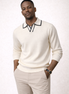 Detailed Collar Knit Polo