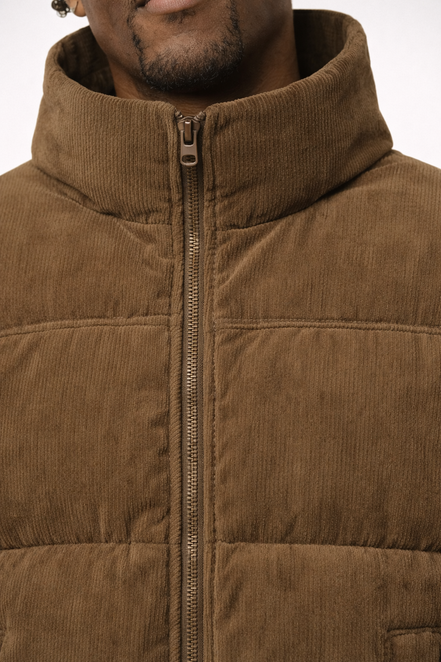 Corduroy Puffer Jacket