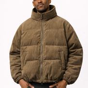 Corduroy Puffer Jacket