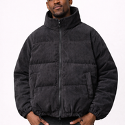 Corduroy Puffer Jacket