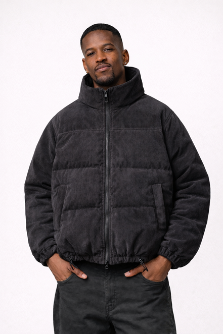 Corduroy Puffer Jacket