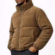 Corduroy Puffer Jacket